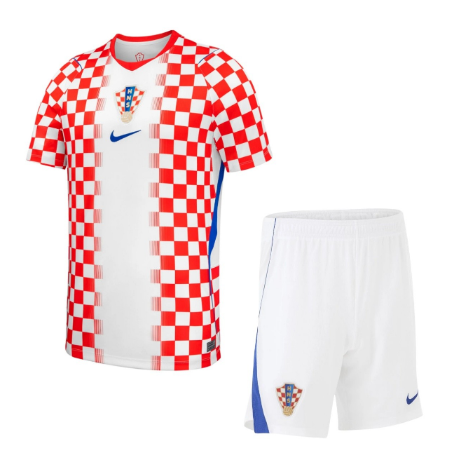 2026 FIFA World Cup Croatia Home Soccer Uniforms (Shirt+Shorts)